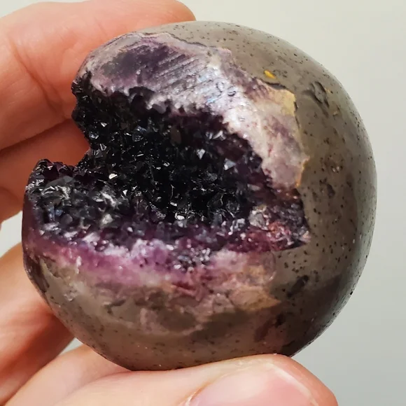 Amethyst Crystal Sphere 50mm - Picture 10 of 16